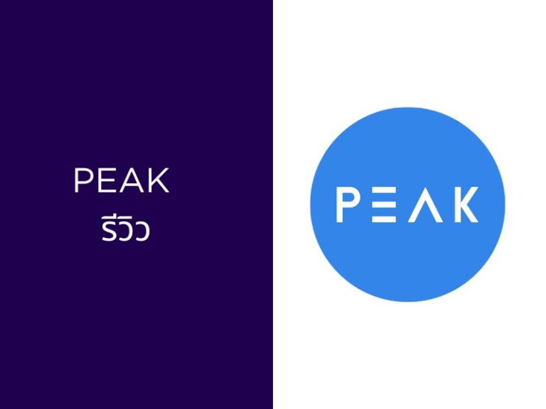 โปรแกรมบัญชี PEAK รีวิว พร้อมข้อดี ข้อเสีย